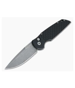 Protech Tactical Response 3 Fish Scale GPK Exclusive Acid Wash 154CM Black Automatic TR-3-X1-AW