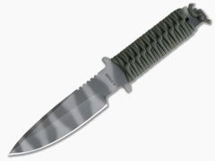 M Strider Knives MT/Mod 10 OD Cord Sniper Knife with TigerStripe PSF27 Blade