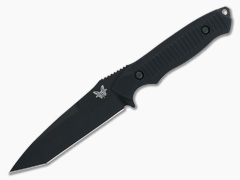 Benchmade 141BK Nimravus Tanto Black Plain Edge 154CM Black Aluminum Combat  Fixed Blade Knife For Sale