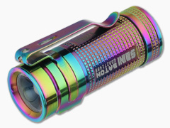 Olight S Mini Baton Rainbow PVD Coated Titanium LED Flashlight